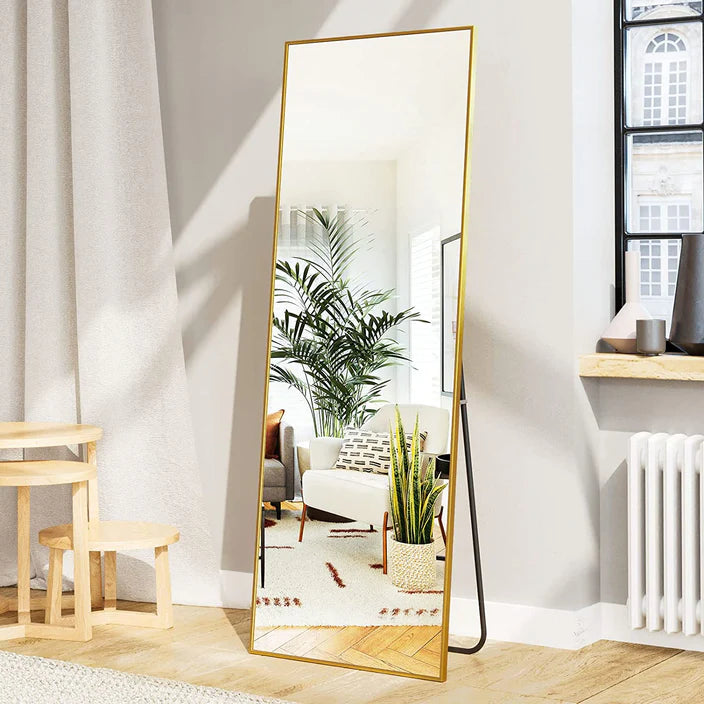 Full Length Mirror Standing Rectangle Floor Wall Mirrors