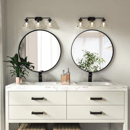 Circle Mirror - Stylish Wall Mounted Round Mirror With Metal Frame