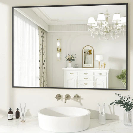 Rectangular Aluminum Frame Mirror - Premium Quality