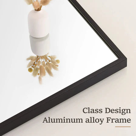 Rectangular Aluminum Frame Mirror - Premium Quality